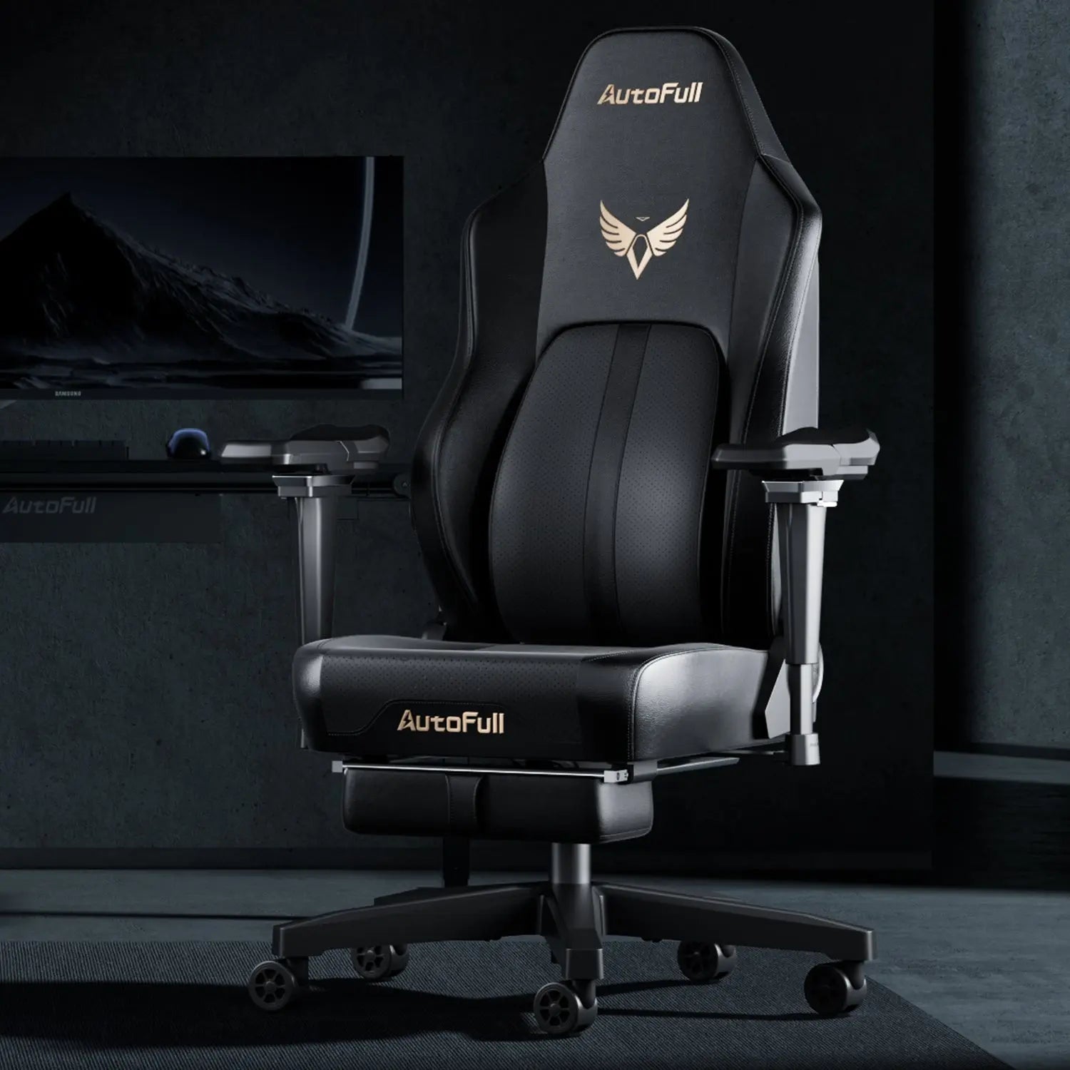 AutoFull M6 Elite Gaming Chair with 6D Armrests AutoFull
