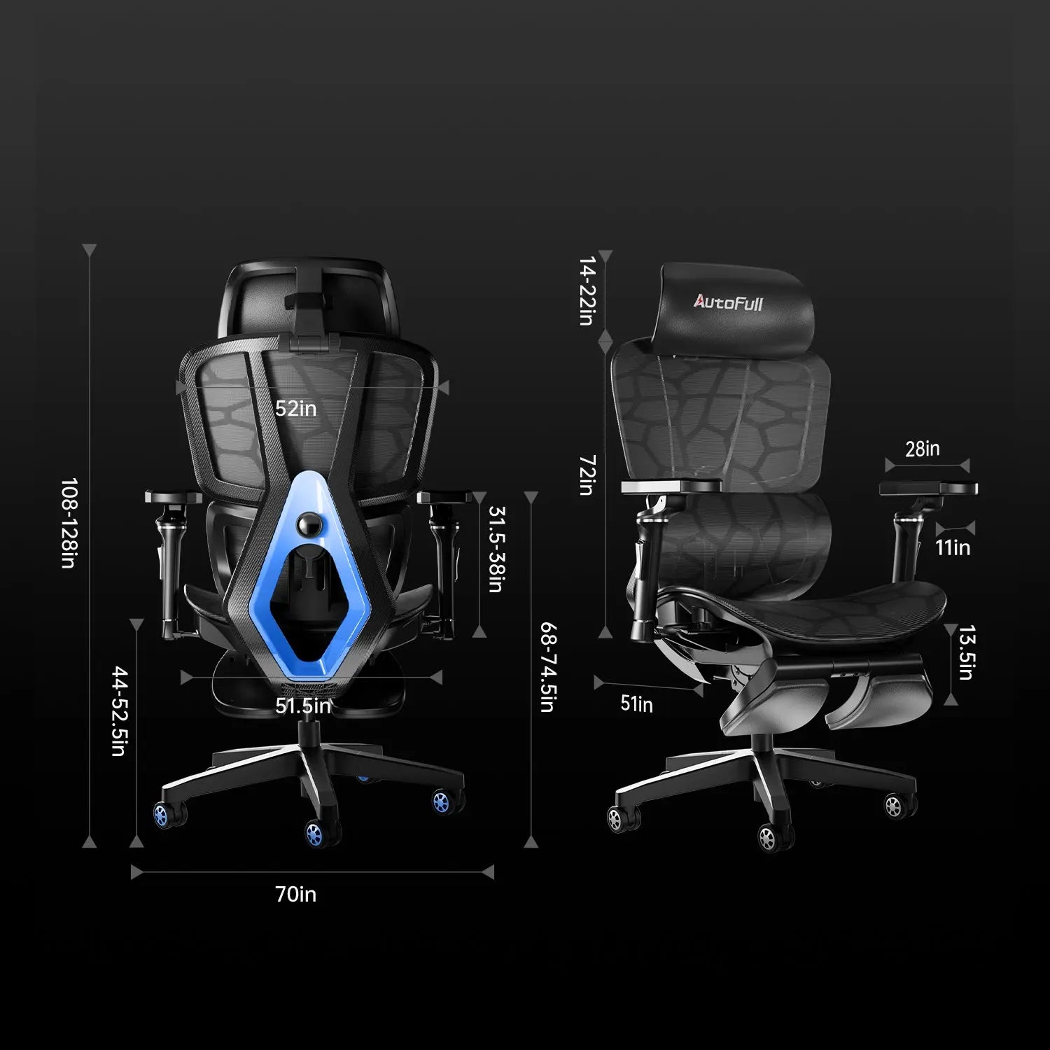 AutoFull G5 Ergonomic Gaming Chair AutoFull
