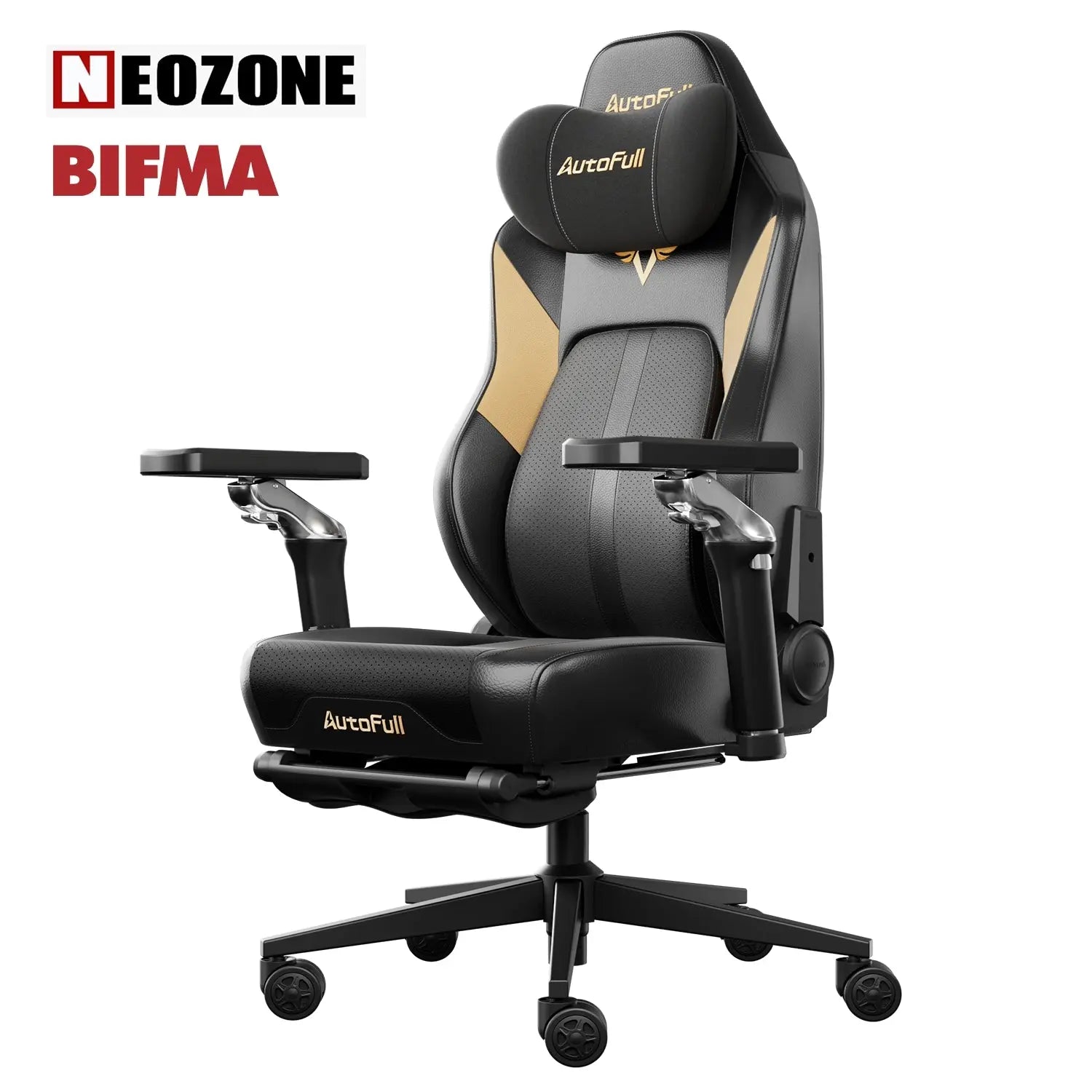 AutoFull M6 Ultra Black Gaming Chair with Massage AutoFull