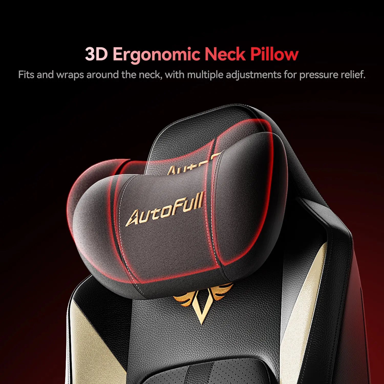 AutoFull M6 Ultra Black Gaming Chair with Massage AutoFull