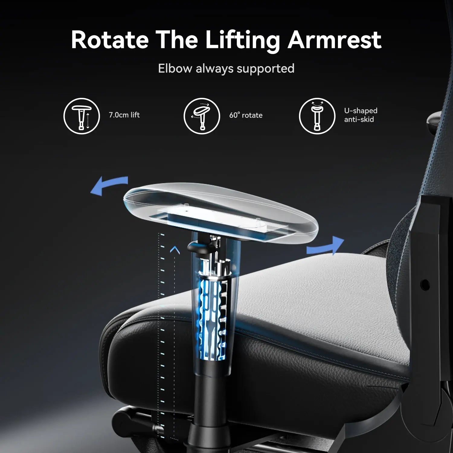 AutoFull C3 Gaming Chair with Ergonomic Lumbar Pillow AutoFull US