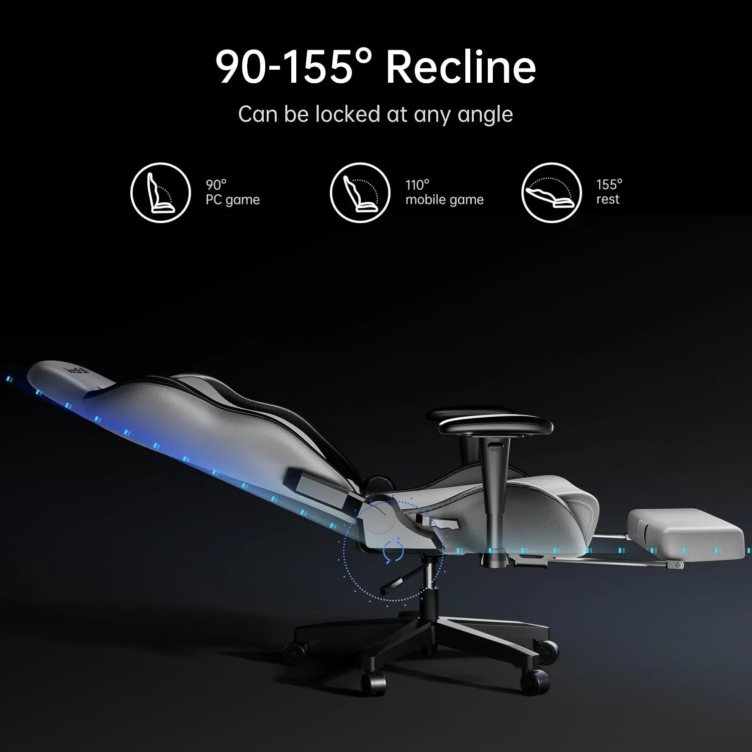 AutoFull C3 Gaming Chair with Ergonomic Lumbar Pillow AutoFull US