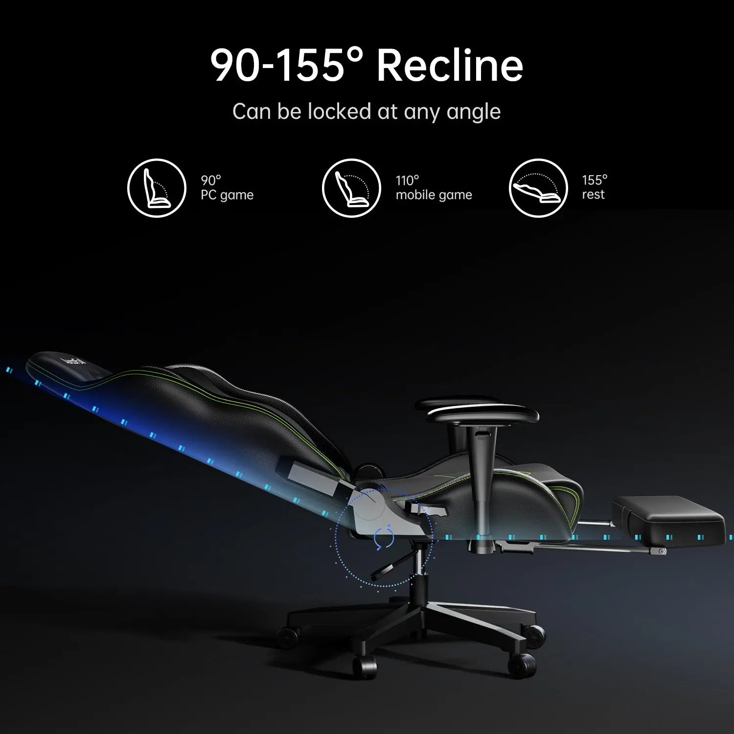 AutoFull C3 Gaming Chair with Ergonomic Lumbar Pillow AutoFull US